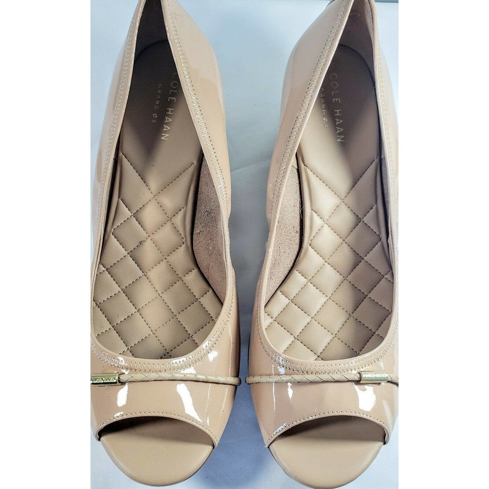 Cole Haan Emory Open Toe Wedge Pump Size 9.5B